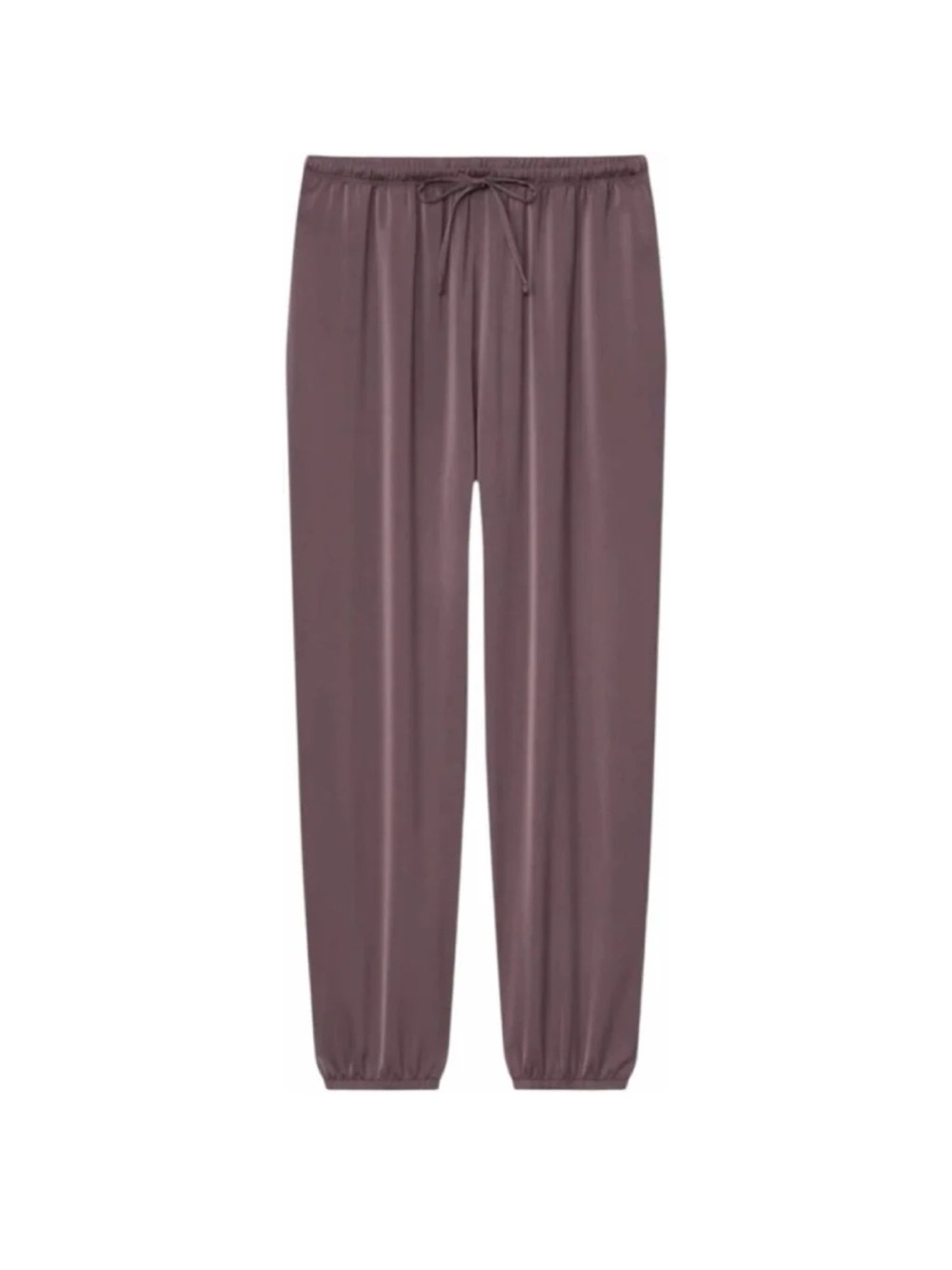 Uniqlo S satin jogger - Mauve